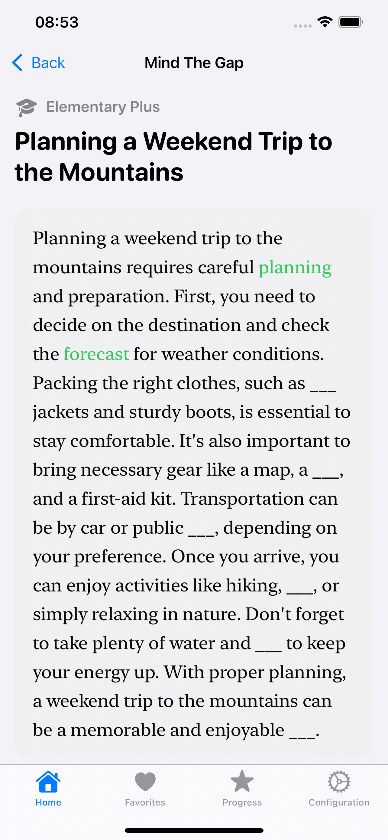 Captura de pantalla del juego Mind The Gap